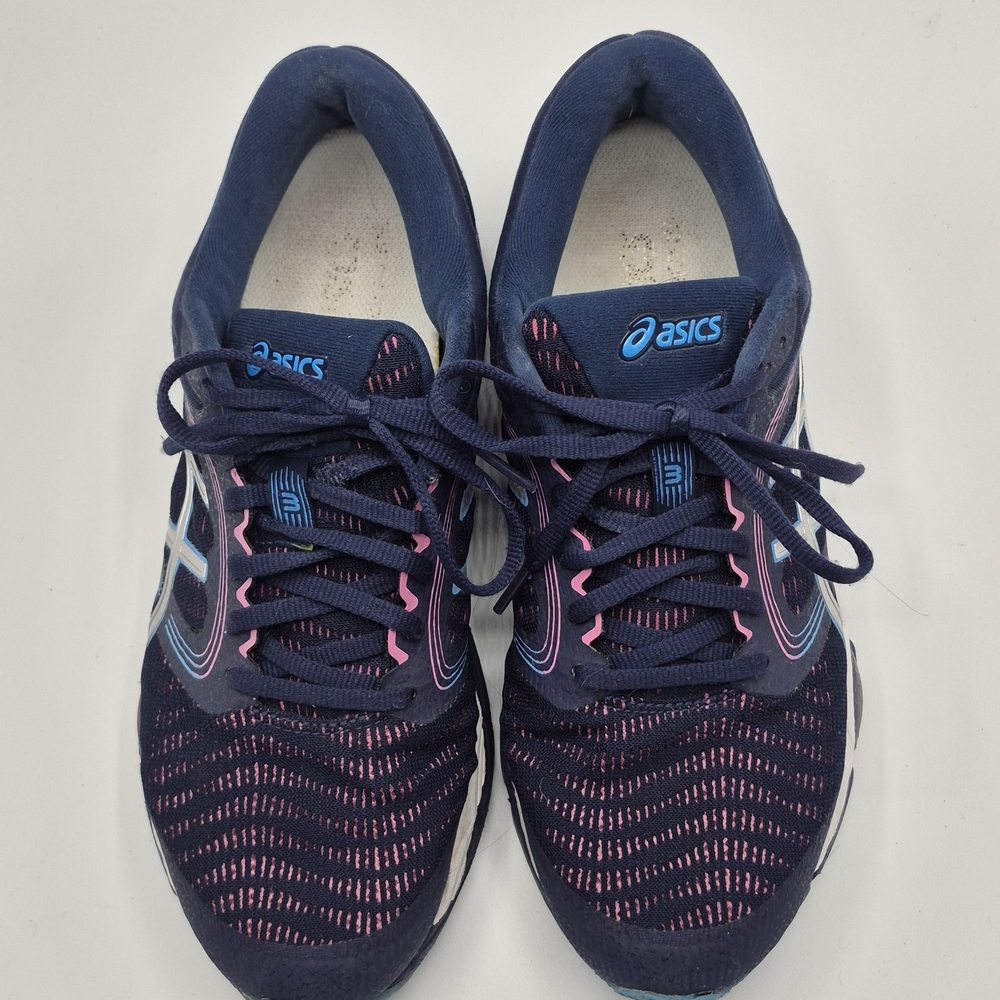 ASICS Women's Navy and Pink Running Shoes